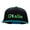 Black Teal, variant on Goalie Embroidered Wool Blend Classic Snapback - Black Purple OSFM