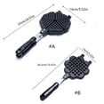 thumbnail image 3 of AOOOWER Waffle Pan Waffle Maker Non-stick Cake Bakeware Flower Shaped Kitchen DIY Dessert Cooking Pan Aluminum Alloy Material, 3 of 13
