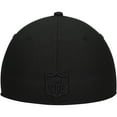 thumbnail image 4 of Men's New Era Black Denver Broncos Historic Logo Black on Black Low Profile 59FIFTY II Fitted Hat, 4 of 6