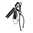 thumbnail image 1 of Lovely Ballet Lace Pearls Keychain Pendant Bag Phone Pendant Women Backpack Handbag Charm Lovely Hangings Decoration Pink, 1 of 4