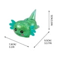 thumbnail image 3 of EGNMCR Colorful Sequined Squishyss Maltoses Salamander Funs Stress-relieving Toy Sculpting Fun, 3 of 5