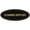 Black Gold, variant on Signs ByLITA Oval CLEANING SUPPLIES Sign - Laser-Engraved Lettering | Durable ABS Plastic | Vibrant Colors | Powerful Foam Tape (Black / Silver) - Small