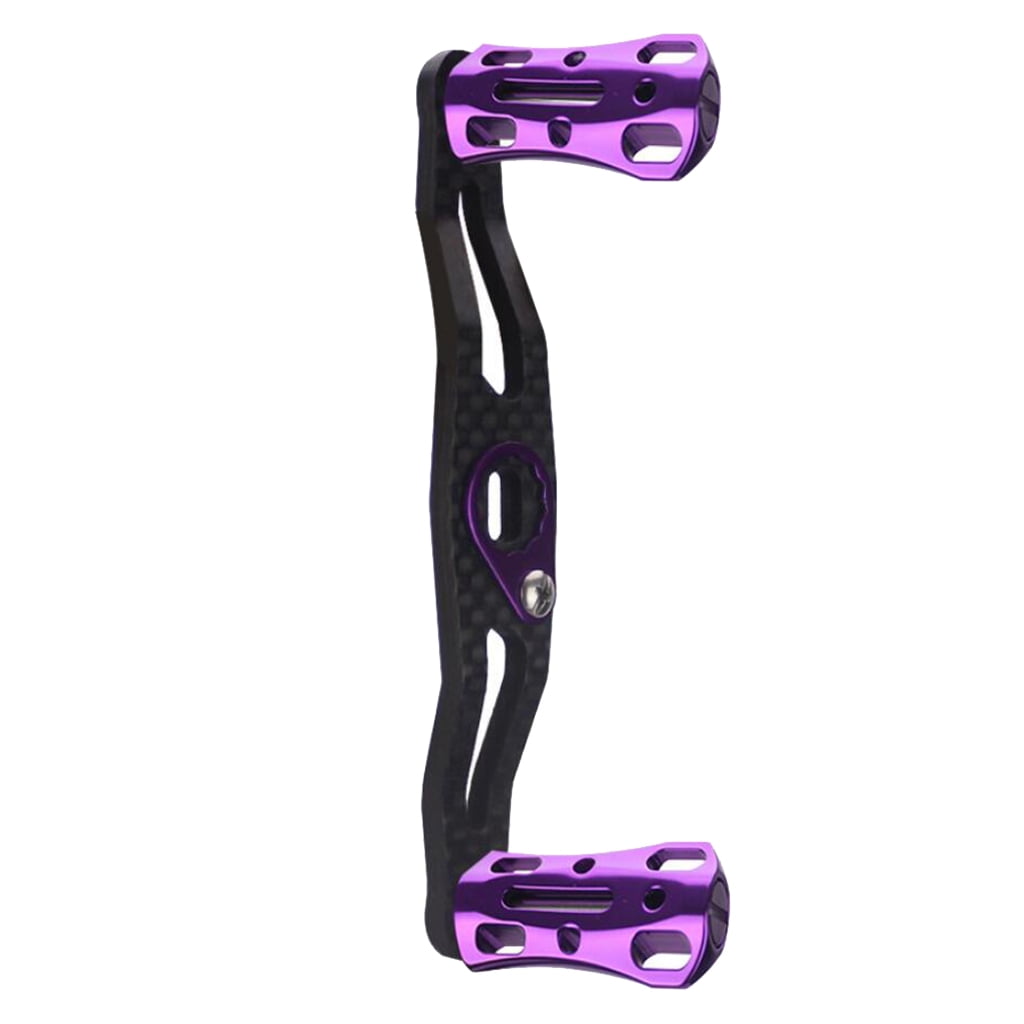 Aymzbd Fishing reel handle spinning reel handle fishing accessories Purple