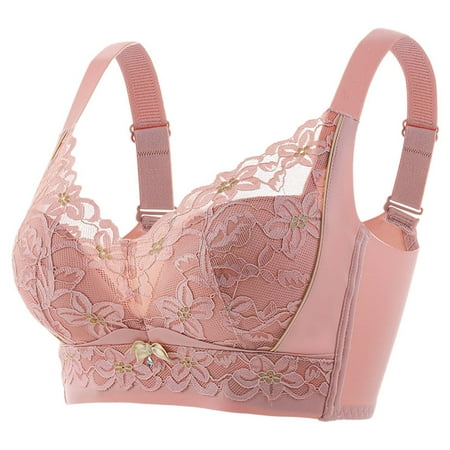 LEEy-World Bras for Women Extra-Elastic Closure Trim Bra Breathable Women Yoga Front Underwear Sports Lace C M