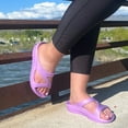 thumbnail image 5 of TELIC Adult Unisex Z-Strap Slide Sandals, Color: Purple Pearl, Size: ML (702-72-ML), 5 of 6