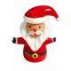 thumbnail image 1 of Figuras de Papá Noel de vidrio soplado hechas a mano para decoración de regalos navideños, 1 of 6