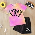 thumbnail image 3 of Little Girls Summer Clothes Set Teen Girls 3T 4T 5T 6T 7T 2-Piece Outfit Trendy Short Outfits for Teens Kaprioy Toddler Girl Clothes, 3 of 4