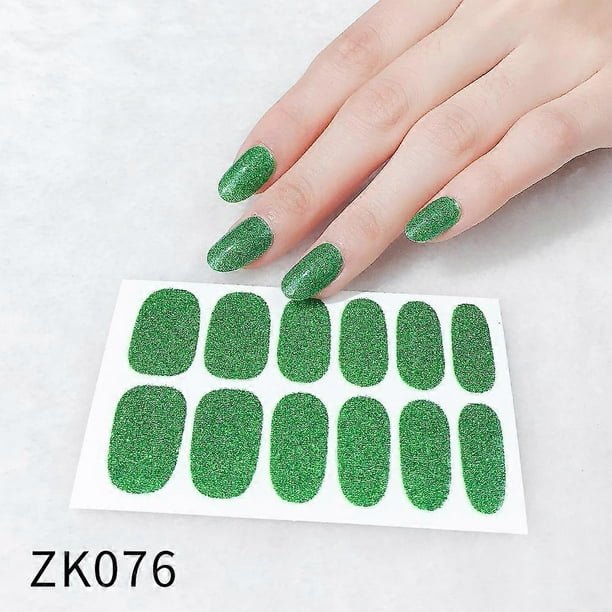 Gel Nail Wraps Polish Strips semi Cured Gel Nail Stickers Filer Tool Nail Art
