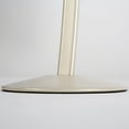 thumbnail image 7 of M&T Displays Curved Menu Board, 8.5x11 Inch Pedestal Sign Holder with 8.5x11 Inch Brochure Holder White Pearlic Floor Standing Aluminum Front Loading Easy Open Poster Message Advertisement Post, 7 of 7