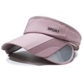 thumbnail image 2 of LRen Versatile Summer Sun Hat for Outdoor Sports and Casual Cycling with Adjustable Retractable Brim Design Pink, 2 of 5