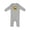 AC-Heather Grey, variant on Little Monkey 1st Birthday Boy Baby Romper Coveralls