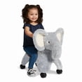 thumbnail image 2 of RADIO FLYER ELLIE THE ROLLING ELEPHANT RIDE-ON: STEEL & PLASTIC TOY- LIGHT GRAY, 2 of 5