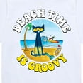 thumbnail image 3 of Pete The Cat - Beach Time Is Groovy - Toddler And Youth Short Sleeve Graphic T-Shirt, 3 of 6