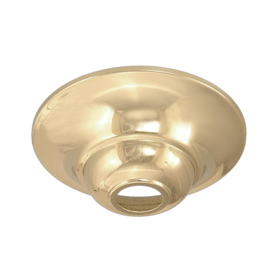 B&P Lamp® Brass Canopy, 1 1/16" Slip Center Hole, Unfinished Brass