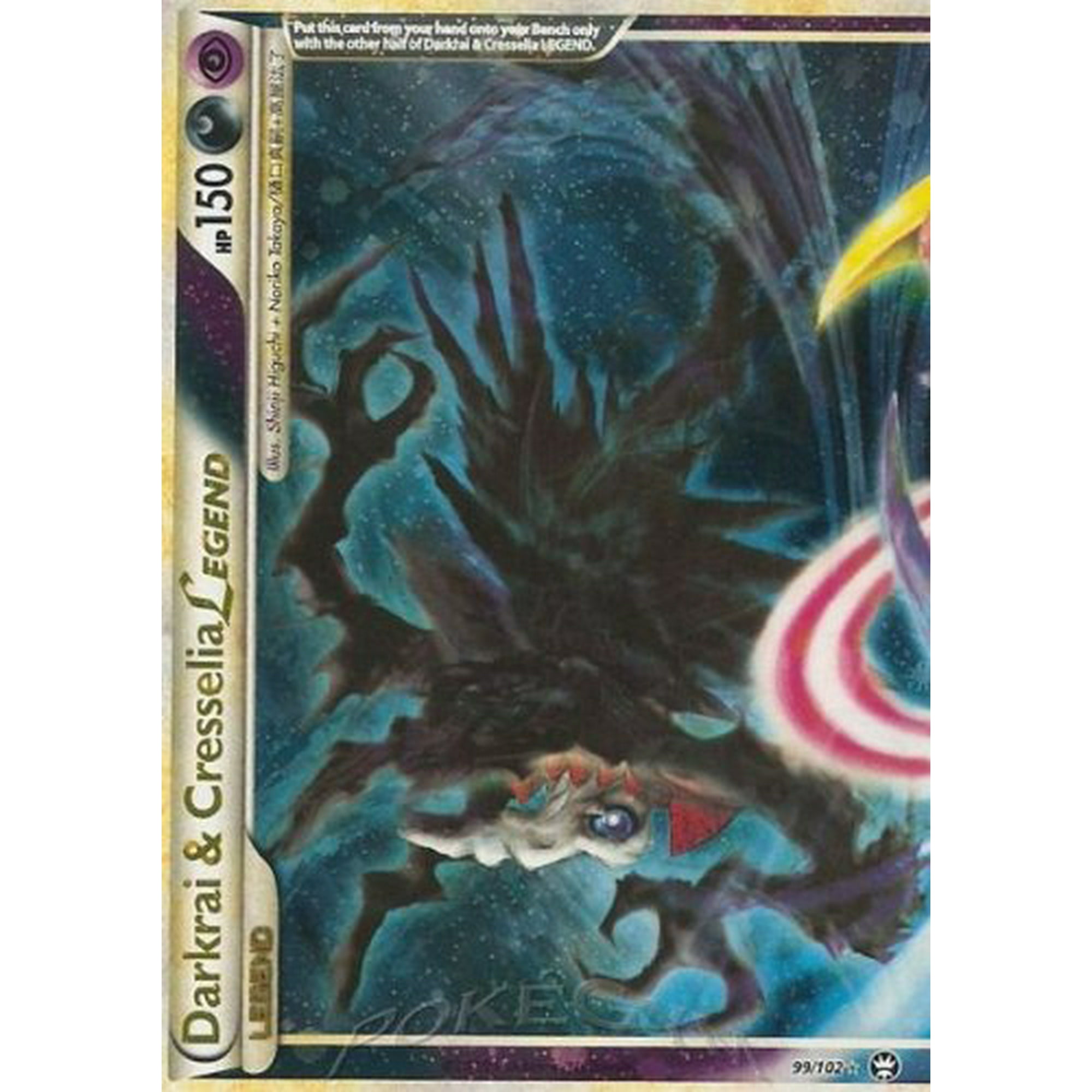 Pokemon Legend Hs4 Triumphant Single Card Darkrai Cresselia Legend Top 99 Rare Holo Walmart Canada