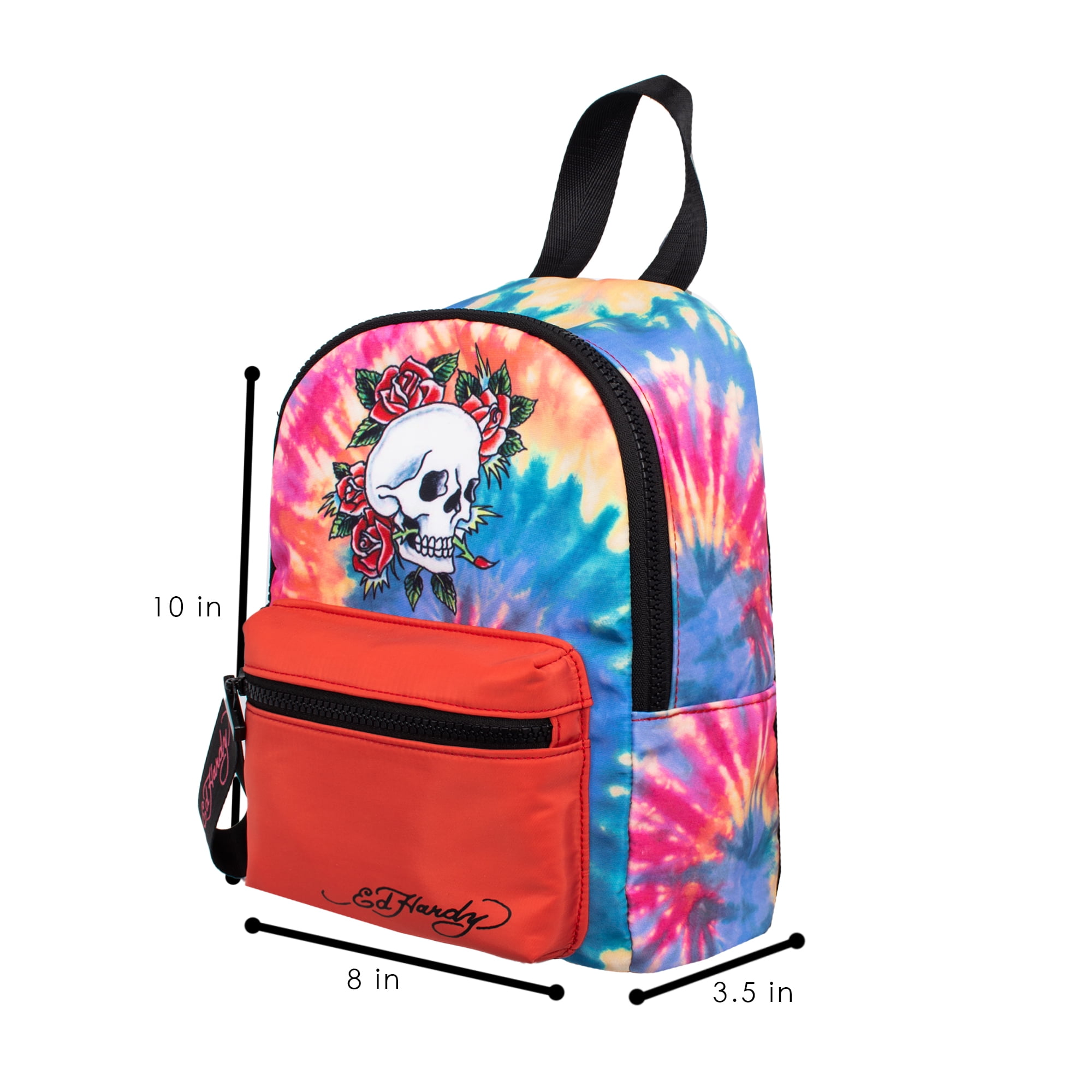 Ed Hardy - Brandclub - Ed Hardy Women's Black/Red Nylon Mini