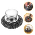 thumbnail image 4 of Miangastore Stainless Steel Scrubber With Handle For Pots And Pans Non-Scratch Scrubber For Tough Stains Kitchen Scrubbing Tool For Dishes And Barbecue Grills, 4 of 9