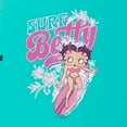 thumbnail image 5 of Wild Bobby Shore Surfer Betty Boop Betty Boop Tri-Blend Racerback Tank Top, Tahiti Blue, Small, 5 of 5