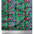 thumbnail image 1 of Soimoi Pink Heavy Canvas Fabric Stripe & Leopard Animal Skin Fabric Prints By Yard 58 Inch Wide, 1 of 3