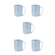 thumbnail image 2 of Inteprter Vasos de plástico para baño de nuevo estilo, soporte para cepillo de ecológico, taza para enjuagar, cepillo para enjuague, vasos para azul 5piezas Inteprter CBP059130, 2 of 4