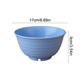 thumbnail image 3 of 1PC Unbreakable Cereal Bowls, 30 OZ Ramen Bowl, Microwave and Dishwasher Safe BPA-Free Eco-Friendly Deep Soup Bowl for Cereal, Salad, Soup, Rice (NOT CERAMIC, Blue), 3 of 7