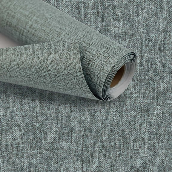 Luxury Blue Woven Custom Paintable Simple Modern High Quality Waterproof Sound-Absorbing Wallpaper for Bedroom Custom