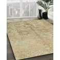 thumbnail image 2 of Ahgly Company Indoor Square Abstract Ginger Brown Green Oriental Area Rugs, 6' Square, 2 of 6