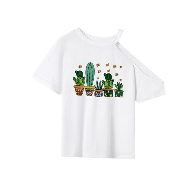 Camiseta de mujer con cuello redondo, camiseta básica para caminar, regalo del día de San Valentín M