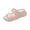 Pink, variant on Open Toe Eva Clogs, Thick Sole Summer Slippers, Lightweight Platform Slippers, Unisex Classic Platform Wedge Sandals, Eva Geometric Cutout Slip-On Shoes, Platform Slide Slippers, Pink 7