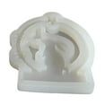 thumbnail image 4 of Resina de Pascua modelo epoxi modelo de silicona y yeso adorno con anillo círculo artesanía de bricolaje decoración de mesa para pieza central, 4 of 8