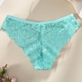 thumbnail image 4 of Qingpeng Womens Floral Lace Briefs Cotton Crotch Lightweight Breathable Bow Detail Underwear Size S-XL, 4 of 6