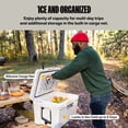 thumbnail image 4 of RTIC Ultra-Tough 45 Qt Hard-Sided Ice Chest Cooler, Fits 60 Cans, Olive, 4 of 9