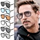 thumbnail image 2 of Vengadores Tony Stark Estilo De Vuelo Para Los Hombres Gafas De Sol De Diseño Cuadrado De La Marca Iron Man 3 Tonos Estéticos, 2 of 4