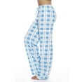 thumbnail image 3 of HIMONE Women Lounge Pants Comfy Pajama Bottom Lattice Stretch Homewear Ladies Plaid Sleepwear Drawstring PJ Bottoms Pants, 3 of 4