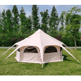 thumbnail image 3 of Luxury Octagonal Pyramid Camping Tent - Thick Oxford Circus Yurt Tent for Outdoor Glamping Trips, 3 of 7