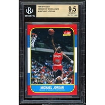 Michael Jordan Card 1996-97 Fleer Decade Of Excellence #4 BGS 9.5