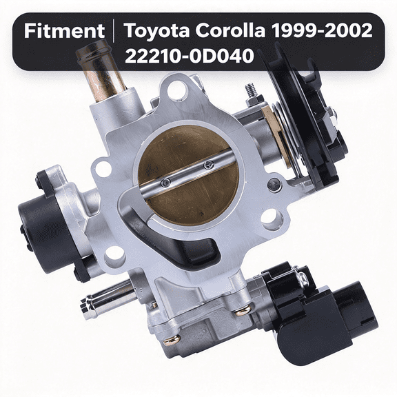 Throttle Body Assembly for Toyota Corolla 1999-2002, 22210-0D040