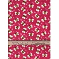 thumbnail image 2 of Fabric Traditions Valentine Bees Buzzing in Love Red 100% Cotton Price per Yard, 2 of 3