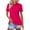 Pink, variant on GIPQJK Polo Shirts for Women Short Sleeve Lapel Tees Button Down Collared Tops 2024 Summer Soild Color Loose Fit Tunics,Khaki 3XL