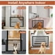 thumbnail image 2 of Puertas para perros para la casa, puertas para perros para puertas con valla de seguridad portátil, se instalan fácilmente en cualquier lugar, puertas para perros en interiores con, 71'' X 2, 2 of 5