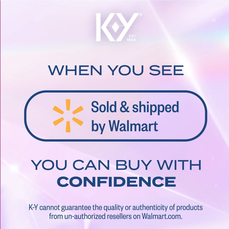 ky lubricant walmart K-Y Brand Personal Lubricant Jelly, 2 oz - Water Based Lube for Sexual  Intimacy, Pack of 2