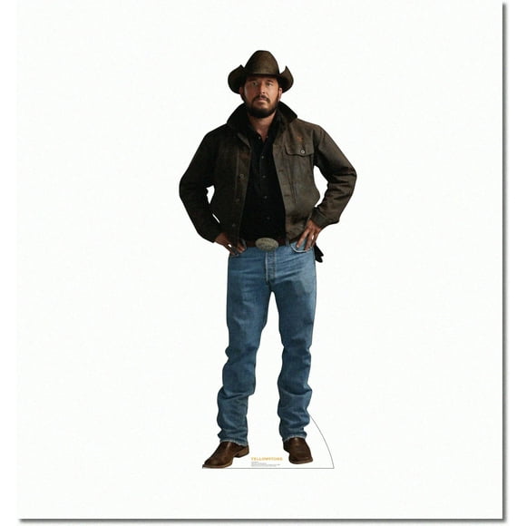 Yellowstone's Rip Wheeler Standup - Découpe Réaliste de Personnage de la Série Télévisée Superstar