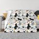 thumbnail image 1 of Fotbe Funny Puppy Manta de Franela con Estampado, Manta Ultrasuave para Cama, Sofá, Auto, Hipoalergénica y Antibolitas-50"x40", 1 of 6