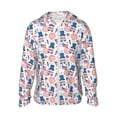 thumbnail image 1 of Balery American Gnomes Sudadera ligera de manga larga con capucha y protección solar UPF 50+ para hombre y mujer, ideal para pesca y running-X-Large, 1 of 7