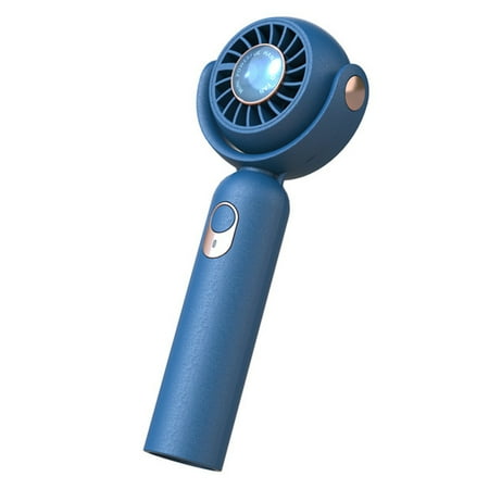 

Portable Handheld Fan Rechargeable Battery Operated Small Personal Fan Foldable Mini Desk Fan Cooling Electric Fan for Travel Outdoors Indoors blue blue，G20597