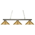 thumbnail image 2 of 3 Light Billiard Light 155-3BN-MSG, 2 of 2