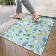 thumbnail image 4 of LightBlue Cartoon Dinosaurs Cacti Pattern Door Rugs,Washable Non Slip Door Mats Indoor,Decorative Door Mats,Entry Mat Indoor for Entrance,Bedroom,Kitchen,Bathroom,17"x30", 4 of 6