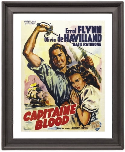 Poster Picture Frame 8x10 inches Captain Blood 2 Poster Print Print