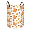 thumbnail image 2 of Balery Cartoon Squirrel Round Laundry Basket with Handles Waterproof Freestanding Laundry Hamper for Clothes Toys in the Dorm and Family-, 2 of 8