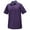 Dahila Purple/Lime Punch, variant on Monterey Club Men's Jungle Print Block Golf Polo Shirt #1692